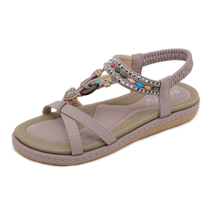 Owlkay  Leisure Beach Flat Versatile Slippers